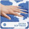 imageOLANLY Bathroom Rugs Set 2 Piece Microfiber Bath Shower Mat and UShaped Toilet Rug Machine Wash Dry NonSlip Absorbent Shaggy Bath Mats for Tub Shower and Bathroom 30quotx20quot24quotx20quot GreySky Blue