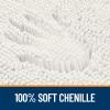 imageOLANLY Bathroom Rugs Sets 2 Piece Soft Absorbent Chenille Bath Mats Area Rug Set NonSlip Quick Dry Machine Washable Bath Mats for Bathroom Home Decor Accessories 30quotx20quot24quotx16quot GreyIvory