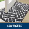 imageOLANLY Indoor Door Mat 32x20 Inch Dirt Resistant and Absorbent NonSlip Rubber Backing Floor Mats Easy Clean LowProfile Doormat for Entryway Front Door and Inside Entrance KhakiBlack