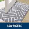 imageOLANLY Indoor Door Mat 32x20 Inch Dirt Resistant and Absorbent NonSlip Rubber Backing Floor Mats Easy Clean LowProfile Doormat for Entryway Front Door and Inside Entrance KhakiLight Grey