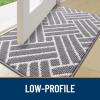 imageOLANLY Indoor Door Mat 32x20 Inch Dirt Resistant and Absorbent NonSlip Rubber Backing Floor Mats Easy Clean LowProfile Doormat for Entryway Front Door and Inside Entrance KhakiGrey