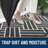 imageOLANLY Indoor Door Mat 32x20 Inch Dirt Resistant and Absorbent NonSlip Rubber Backing Floor Mats Easy Clean LowProfile Doormat for Entryway Front Door and Inside Entrance KhakiCharcoal