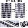 imageOLANLY Waterproof Outdoor Rug 5x8 ft Clearance Reversible Outdoor Plastic Straw Rug RV Mat Indoor Outdoor Carpet for Patio Camping Balcony Deck Backyard Black ampamp WhiteBlack  Whitev