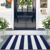 Navy and White Striped