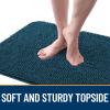 imageOLANLY Dog Door Mat Set 2Piece 30x20 Absorbs Moisture and Dirt Absorbent NonSlip Washable Doormat Quick Dry Chenille Mud Mat for Dogs Entry Indoor Entryway Carpet for Inside Floor GreyAtlantic Blue