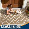 imageOLANLY Front Door Mat NonSlip Rubber Backing Dirt Resistant and Absorbent Washable Easy to Clean LowProfile Indoor Doormat for Back Door Entryway Inside Entrance 32x20 GreyBeige