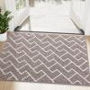 imageOLANLY Front Door Mat NonSlip Rubber Backing Dirt Resistant and Absorbent Washable Easy to Clean LowProfile Indoor Doormat for Back Door Entryway Inside Entrance 32x20 GreyKhaki