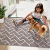 imageOLANLY Front Door Mat NonSlip Rubber Backing Dirt Resistant and Absorbent Washable Easy to Clean LowProfile Indoor Doormat for Back Door Entryway Inside Entrance 32x20 GreyKhaki