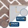imageOLANLY Front Door Mat NonSlip Rubber Backing Dirt Resistant and Absorbent Washable Easy to Clean LowProfile Indoor Doormat for Back Door Entryway Inside Entrance 32x20 GreyBrown