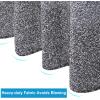 imageOLANLY Waffle Shower Curtain 72x72 Inches Heavyweight Fabric Machine Washable Waterproof Hotel Luxury Spa Simple Modern Grey Shower Curtains for Bathroom Guest Bath Stalls and Tubs