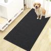 imageOLANLY Dog Door Mat for Muddy Paws 48x30 Ultra Absorbent Chenille Mud Doormat NonSlip Washable and Dirt Trapping Doormat for Indoor Entryway QuickDry Indoor Pet Bed Mats for Dogs GreyDark Grey