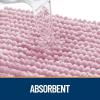 imageOLANLY Dog Door Mat for Muddy Paws 48x30 Ultra Absorbent Chenille Mud Doormat NonSlip Washable and Dirt Trapping Doormat for Indoor Entryway QuickDry Indoor Pet Bed Mats for Dogs GreyDusty Rose