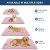 imageOLANLY Dog Door Mat for Muddy Paws 48x30 Ultra Absorbent Chenille Mud Doormat NonSlip Washable and Dirt Trapping Doormat for Indoor Entryway QuickDry Indoor Pet Bed Mats for Dogs GreyDusty Rose