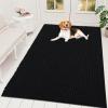 imageOLANLY Dog Door Mat for Muddy Paws 48x30 Ultra Absorbent Chenille Mud Doormat NonSlip Washable and Dirt Trapping Doormat for Indoor Entryway QuickDry Indoor Pet Bed Mats for Dogs GreyBlack