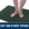 imageOLANLY Dog Door Mat for Muddy Paws 48x30 Ultra Absorbent Chenille Mud Doormat NonSlip Washable and Dirt Trapping Doormat for Indoor Entryway QuickDry Indoor Pet Bed Mats for Dogs GreyBlackish Green