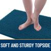 imageOLANLY Dog Door Mat for Muddy Paws 48x30 Ultra Absorbent Chenille Mud Doormat NonSlip Washable and Dirt Trapping Doormat for Indoor Entryway QuickDry Indoor Pet Bed Mats for Dogs GreyAtlantic Blue
