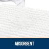 imageOLANLY Dog Door Mat for Muddy Paws 48x30 Ultra Absorbent Chenille Mud Doormat NonSlip Washable and Dirt Trapping Doormat for Indoor Entryway QuickDry Indoor Pet Bed Mats for Dogs GreyWhite