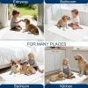 imageOLANLY Dog Door Mat for Muddy Paws 48x30 Ultra Absorbent Chenille Mud Doormat NonSlip Washable and Dirt Trapping Doormat for Indoor Entryway QuickDry Indoor Pet Bed Mats for Dogs GreyWhite