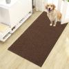 imageOLANLY Dog Door Mat for Muddy Paws 48x30 Ultra Absorbent Chenille Mud Doormat NonSlip Washable and Dirt Trapping Doormat for Indoor Entryway QuickDry Indoor Pet Bed Mats for Dogs GreyMocha