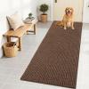 imageOLANLY Dog Door Mat for Muddy Paws 48x30 Ultra Absorbent Chenille Mud Doormat NonSlip Washable and Dirt Trapping Doormat for Indoor Entryway QuickDry Indoor Pet Bed Mats for Dogs GreyMocha