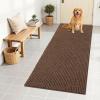 imageOLANLY Dog Door Mat for Muddy Paws 48x30 Ultra Absorbent Chenille Mud Doormat NonSlip Washable and Dirt Trapping Doormat for Indoor Entryway QuickDry Indoor Pet Bed Mats for Dogs GreyMocha