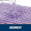 imageOLANLY Dog Door Mat for Muddy Paws 48x30 Ultra Absorbent Chenille Mud Doormat NonSlip Washable and Dirt Trapping Doormat for Indoor Entryway QuickDry Indoor Pet Bed Mats for Dogs GreyLavender