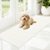imageOLANLY Dog Door Mat for Muddy Paws 48x30 Ultra Absorbent Chenille Mud Doormat NonSlip Washable and Dirt Trapping Doormat for Indoor Entryway QuickDry Indoor Pet Bed Mats for Dogs GreyIvory
