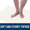 imageOLANLY Dog Door Mat for Muddy Paws 48x30 Ultra Absorbent Chenille Mud Doormat NonSlip Washable and Dirt Trapping Doormat for Indoor Entryway QuickDry Indoor Pet Bed Mats for Dogs GreyIvory