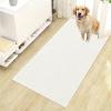 imageOLANLY Dog Door Mat for Muddy Paws 48x30 Ultra Absorbent Chenille Mud Doormat NonSlip Washable and Dirt Trapping Doormat for Indoor Entryway QuickDry Indoor Pet Bed Mats for Dogs GreyIvory