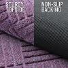 imageOLANLY Front Door Mat Outside Entrance 295x17 Absorbent Heavy Duty Sturdy Natural Rubber Doormat Indoor Outdoor Stain and Fade Resistant NonSlip Low Profile Floor Mat for Entryway Grey DiamondViolet Diamond