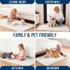 imageOLANLY Memory Foam Bath Mat 30x20 Super Soft Absorbent Bathroom Rugs Quick Dry Machine Washable Shower Floor Rugs Bathmat Carpet Bathroom Home Decor Accessories Ivory