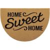 imageOLANLY Front Door Mat Low Profile Doormat Stain and Fade Resistant Easy to Clean for Indoor and Outdoor Entrances Patio Porch or Entryway Brown 30x17 Inch Home Sweet HomeBrown