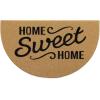 imageOLANLY Front Door Mat Low Profile Doormat Stain and Fade Resistant Easy to Clean for Indoor and Outdoor Entrances Patio Porch or Entryway Brown 30x17 Inch Home Sweet HomeBrown