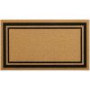 imageOLANLY Front Door Mat Low Profile Doormat Stain and Fade Resistant Easy to Clean for Indoor and Outdoor Entrances Patio Porch or Entryway Brown 30x17 Inch Home Sweet HomeBrown