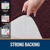 image:imageOLANLY Bathroom Rugs Sets 2 Piece Soft Absorbent Chenille Bath Mats and UShaped Contour Toilet Mat Area Rug Set Machine Washable Bath Carpet Home Decor Accessories 30x2024x20 GreyBlack Cherry