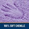 image:imageOLANLY Bathroom Rugs Sets 2 Piece Soft Absorbent Chenille Bath Mats and UShaped Contour Toilet Mat Area Rug Set Machine Washable Bath Carpet Home Decor Accessories 30x2024x20 GreyLavender