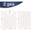 image:imageOLANLY Bathroom Rugs Sets 2 Piece Soft Absorbent Chenille Bath Mats and UShaped Contour Toilet Mat Area Rug Set Machine Washable Bath Carpet Home Decor Accessories 30x2024x20 GreyIvory
