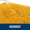 image:imageOLANLY Bathroom Rugs Sets 2 Piece Soft Absorbent Chenille Bath Mats and UShaped Contour Toilet Mat Area Rug Set Machine Washable Bath Carpet Home Decor Accessories 30x2024x20 GreyGolden Yellow