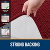 image:imageOLANLY Bathroom Rugs Sets 2 Piece Soft Absorbent Chenille Bath Mats and UShaped Contour Toilet Mat Area Rug Set Machine Washable Bath Carpet Home Decor Accessories 30x2024x20 GreyRed