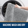 image:imageOLANLY Bathroom Rugs Sets 2 Piece Soft Absorbent Chenille Bath Mats and UShaped Contour Toilet Mat Area Rug Set Machine Washable Bath Carpet Home Decor Accessories 30x2024x20 GreyLight Grey