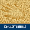 image:imageOLANLY Bathroom Rugs Sets 2 Piece Soft Absorbent Chenille Bath Mats and UShaped Contour Toilet Mat Area Rug Set Machine Washable Bath Carpet Home Decor Accessories 30x2024x20 GreyYellow