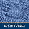 image:imageOLANLY Bathroom Rugs Sets 2 Piece Soft Absorbent Chenille Bath Mats and UShaped Contour Toilet Mat Area Rug Set Machine Washable Bath Carpet Home Decor Accessories 30x2024x20 GreyCornflower Blue