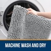 image:imageOLANLY Bathroom Rugs Sets 2 Piece Soft Absorbent Chenille Bath Mats and UShaped Contour Toilet Mat Area Rug Set Machine Washable Bath Carpet Home Decor Accessories 30x2024x20 GreyLight Grey