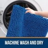 image:imageOLANLY Bathroom Rugs Sets 2 Piece Soft Absorbent Chenille Bath Mats and UShaped Contour Toilet Mat Area Rug Set Machine Washable Bath Carpet Home Decor Accessories 30x2024x20 GreyDeep Navy Blue