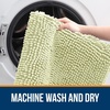 image:imageOLANLY Bathroom Rugs Sets 2 Piece Soft Absorbent Chenille Bath Mats and UShaped Contour Toilet Mat Area Rug Set Machine Washable Bath Carpet Home Decor Accessories 30x2024x20 GreyVanilla