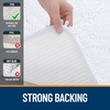 image:imageOLANLY Bathroom Rugs Sets 2 Piece Soft Absorbent Chenille Bath Mats and UShaped Contour Toilet Mat Area Rug Set Machine Washable Bath Carpet Home Decor Accessories 30x2024x20 GreyWhite