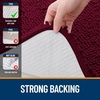 image:imageOLANLY Bathroom Rugs Sets 2 Piece Soft Absorbent Chenille Bath Mats and UShaped Contour Toilet Mat Area Rug Set Machine Washable Bath Carpet Home Decor Accessories 30x2024x20 GreyBurgundy
