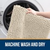 image:imageOLANLY Bathroom Rugs Sets 2 Piece Soft Absorbent Chenille Bath Mats and UShaped Contour Toilet Mat Area Rug Set Machine Washable Bath Carpet Home Decor Accessories 30x2024x20 GreySand