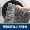 image:imageOLANLY Bathroom Rugs Sets 2 Piece Soft Absorbent Chenille Bath Mats and UShaped Contour Toilet Mat Area Rug Set Machine Washable Bath Carpet Home Decor Accessories 30x2024x20 GreyGrey