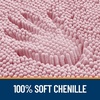 image:imageOLANLY Bathroom Rugs Sets 2 Piece Soft Absorbent Chenille Bath Mats and UShaped Contour Toilet Mat Area Rug Set Machine Washable Bath Carpet Home Decor Accessories 30x2024x20 GreyDusty Rose